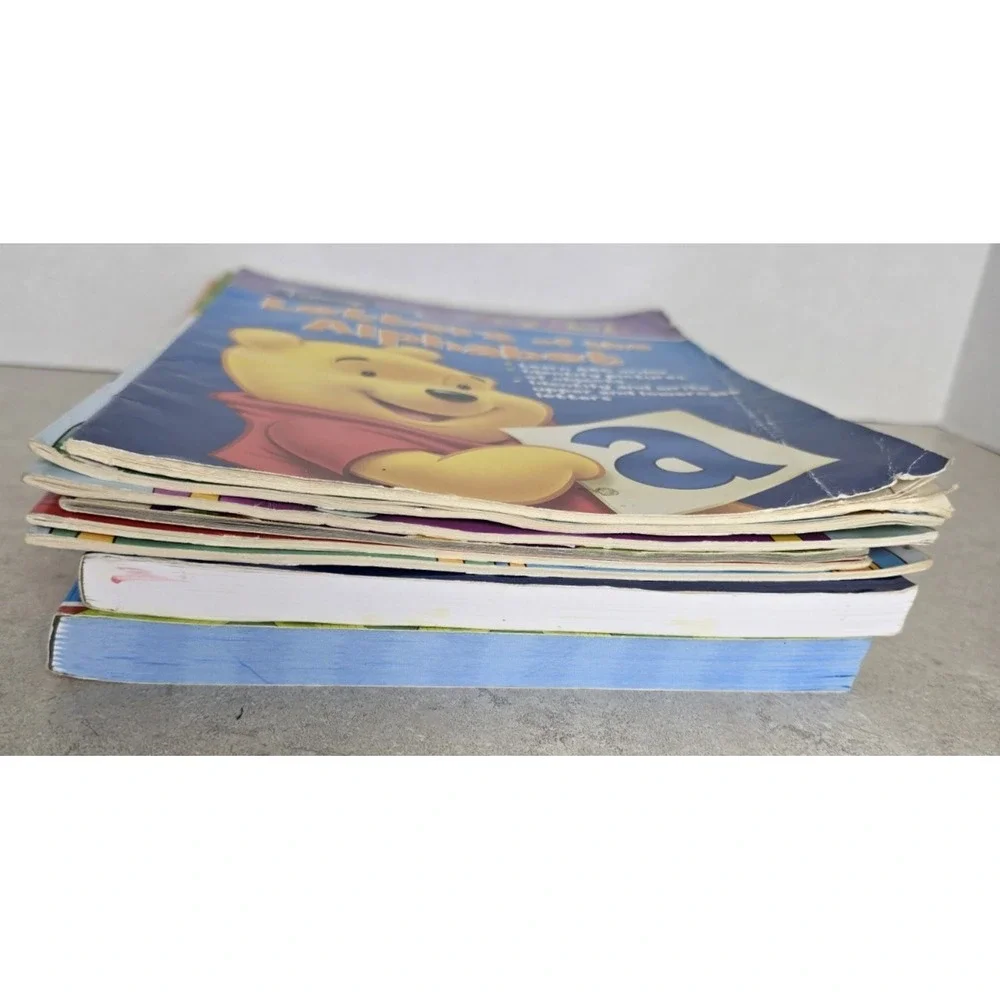 Collection of Educational Workbooks Pre-K to Grade 2 Reading Math Shapes 8 Books